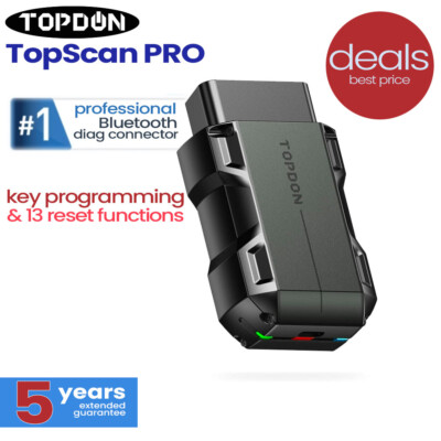 2025new! TOPDON TopScan PRO+ Wireless Key Programming IMMO & 13 Reset Diagnostic