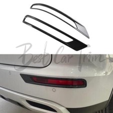 For Mitsubishi Outlander 2022 2023 Glossy Black Rear Fog Lamp Light Cover Decor