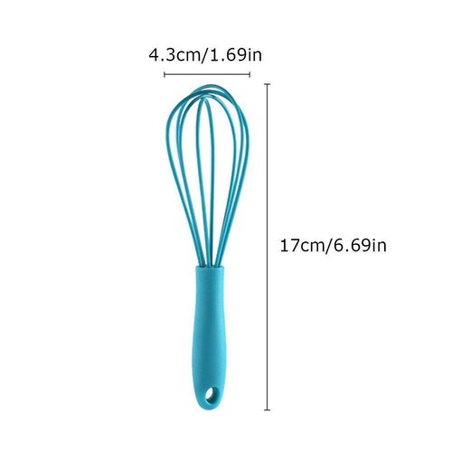 Kitchen Mini Silicone Hand Whisk For Home Use J0C8 - Picture 10 of 14