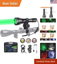 KL52Plus Zoomable Hunting Light with Red Green White IR850 Interchangeable Mo...