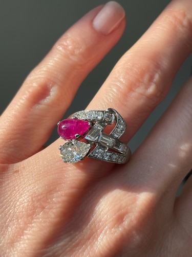 Vintage Ruby And Diamond Toi Et Moi Ring Ebay Vintage Ruby And Diamond Toi Et Moi Ring Ebay