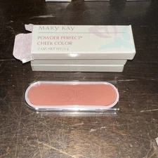 (3) Vintage Mary Kay Powder Perfect Cheek Color MANGO #6209 Discontinued NOS NEW