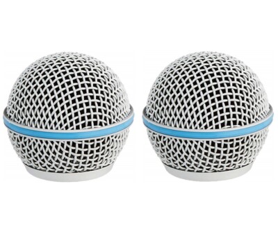 2 Pack Mic Grille for Shure RK265G Grille Wired Wireless BETA 58A, BETA 58M 58MR