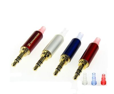 1pcs Sennheiser 3.5mm Audio Plug Dual Track Stereo Headphone 3.5 Headset Plug 