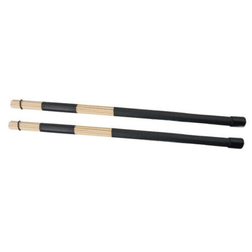 2Pcs 15.7" Lower Volumes Hot Rods Bamboo Drum Sticks Professional Brushes Tool d - Picture 1 of 5