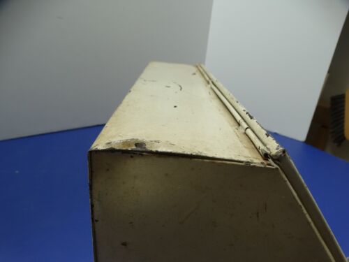 Vintage METALL Gewinde Spule THEKE VITRINE SCHRANK ~ 15" B x 6,25" H x 8,75" T - Bild 16 von 18