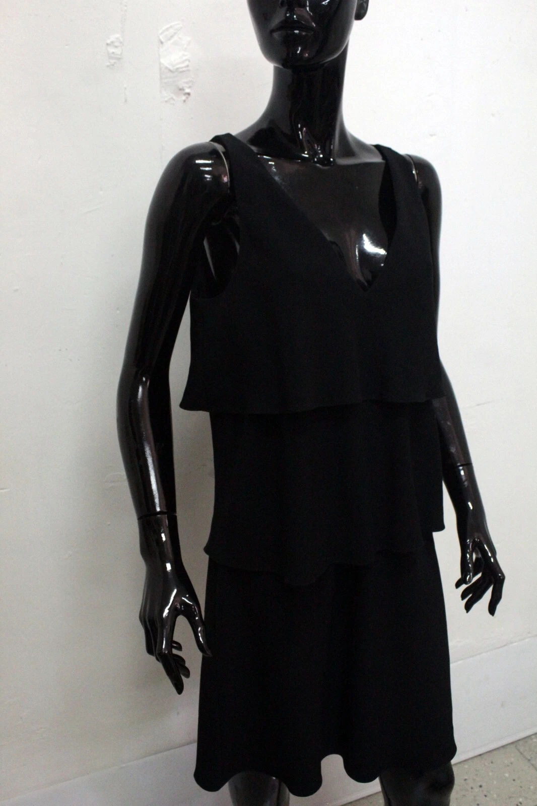 Moschino Vestito Donna Taglia 44 Abito Nero Dress Woman Tubino Vestitino