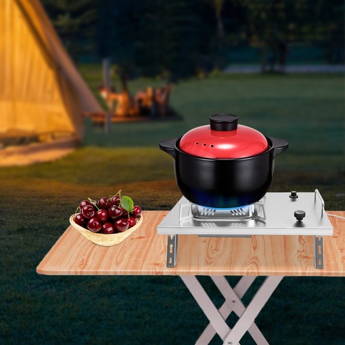 Cocina de Camping Mesa Plegable Cocina de Camping Cocina Exterior Cocina de Gas 2600W - Imagen 7 de 19
