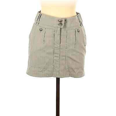 Patrizia Pepe Solid Gray Casual skirt size 42 (EU)