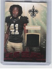 2017 Panini Rookies & Stars Alvin Kamara Star Search Jersey Relic Red Saints 