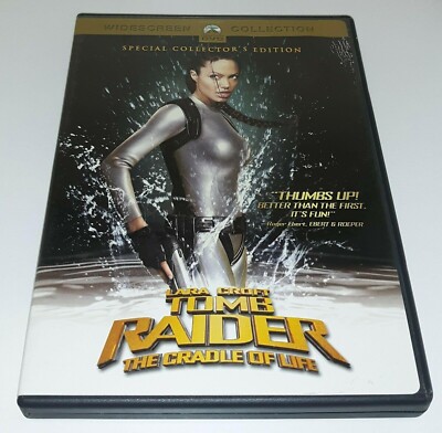 Tomb Raider Special Collectors Ed DVD Angelina Jolie Ex-Rental