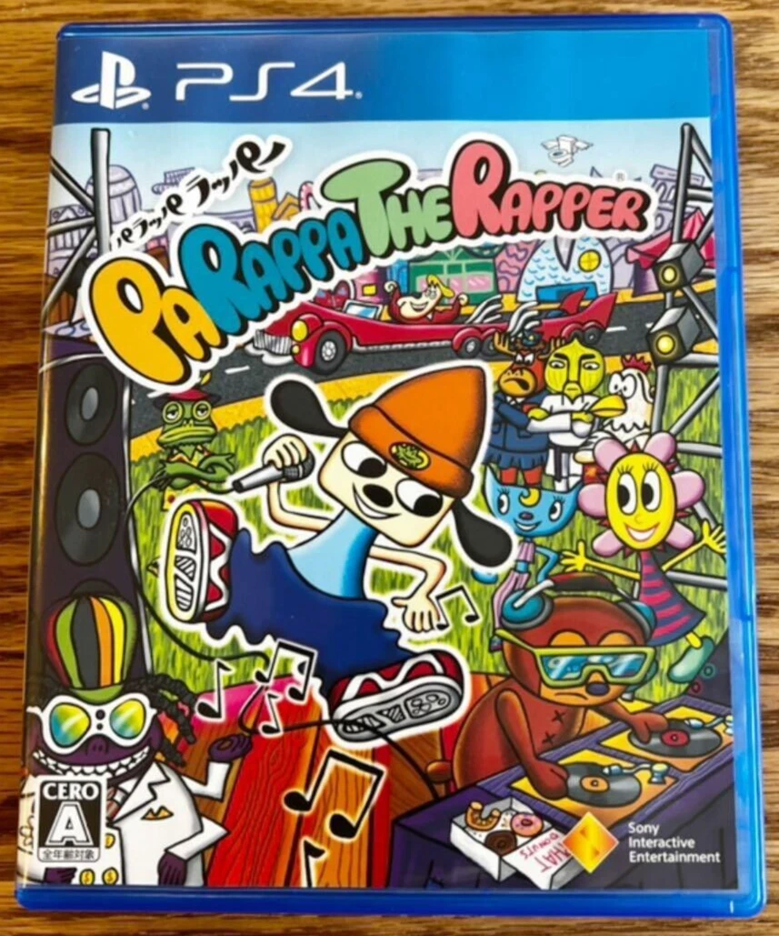 PaRappa The Rapper Japanese Game With Box PS4 PlayStation 4 Genuine