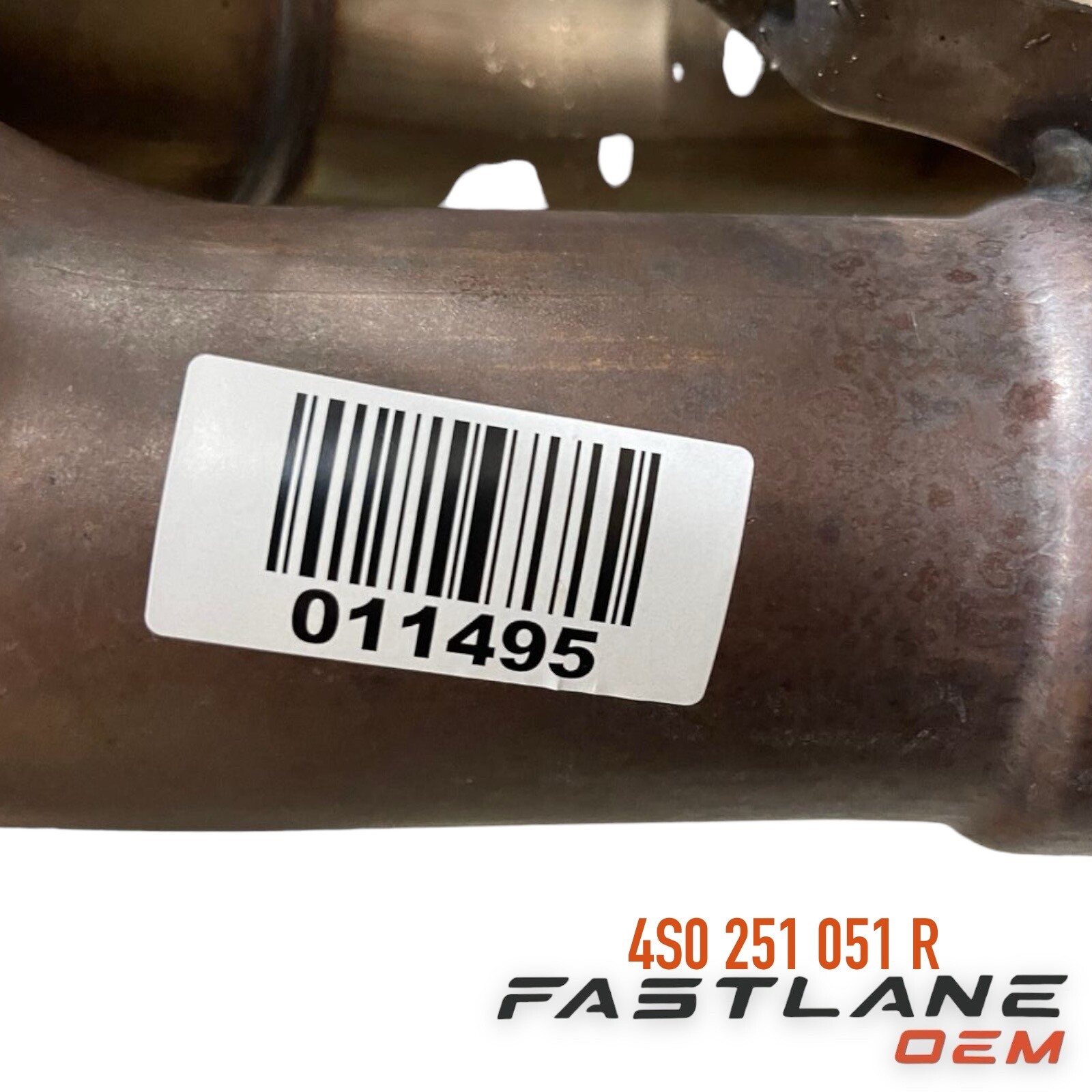 2021-2023 AUDI R8 REAR PIPE SECTION, MUFFLER USED OEM 4S0251051R