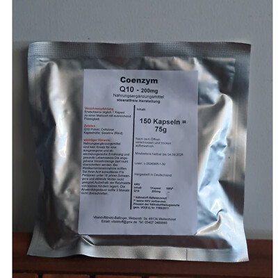 Coenzym Q10 150 Kapseln | 200mg  Ubiquinon