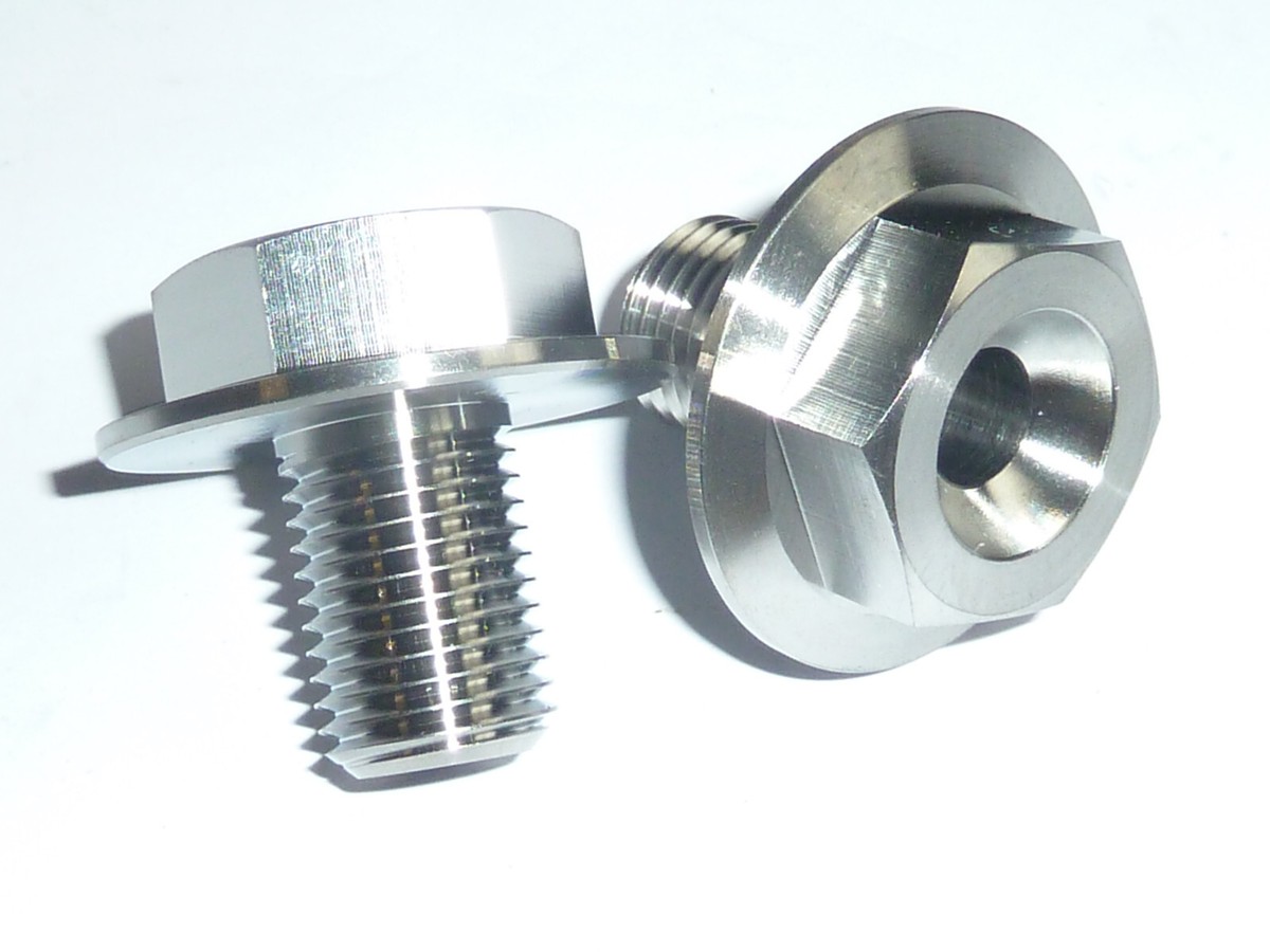 YAMAHA R6 2006-2016 FRONT AXLE SPINDLE BOLT TITANIUM M14 x 1.5 NO