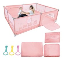 Brand New Pink Unicorn Baby Playpen, Large Indoor/Outdoor Kids Activity Center