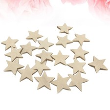 400 Pcs Pentagram Wood Pieces DIY Painting Craft Accessories Handmade