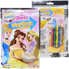 Disney Princess Grab and Go Play Packs Bundle of 24 Party Favors Coloring