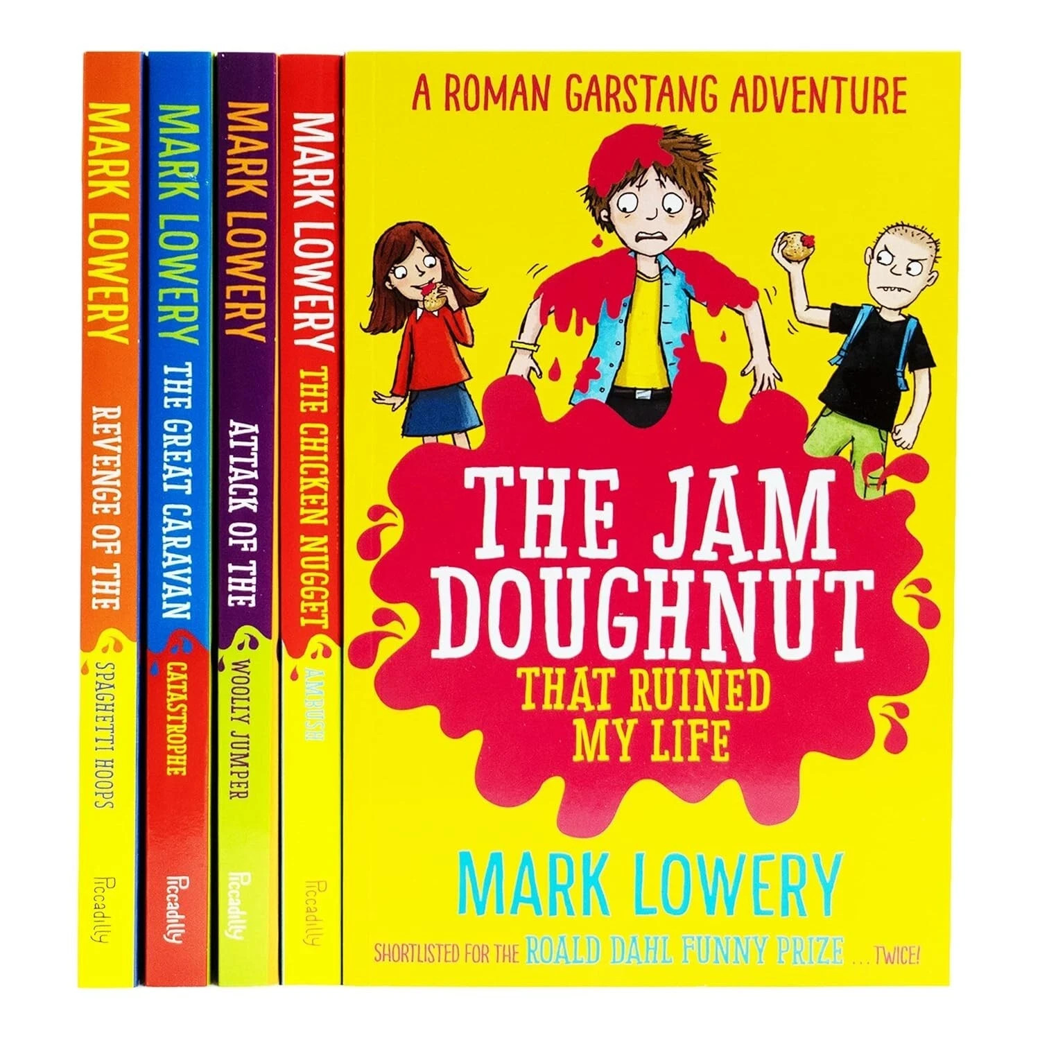 Mark Lowery Roman Garstang Disasters Series 5 Books Collection Set Jam Doughnut - Image 5
