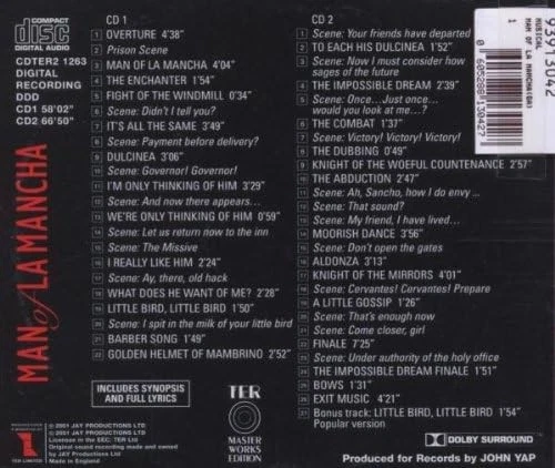Mitch Leigh Man Of La Mancha / O.C.R. (CD) - Image 2 of 2