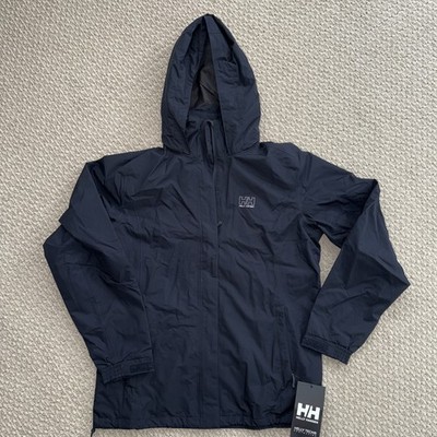 Helly Hansen Women's Aden Rain Jacket size small  Black New