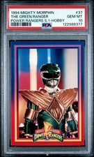 1994 Mighty Morphin Power Rangers Series 1 - #37 Green Ranger Rookie PSA 10 RARE