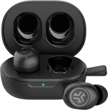 Jbuds Mini True Wireless Bluetooth Earbuds + Charging Case, Charcoal Black, IP55