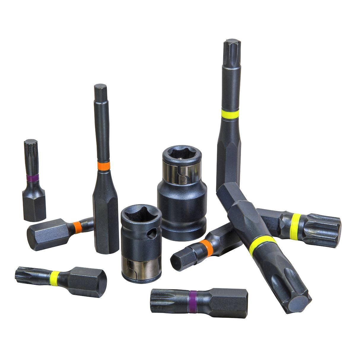 Sealey TRX-Star*/Hex/Spline Bit Set Impact 28pc 3/8"" & 1/2""Sq Drive AK21902 - Image 9