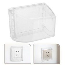 Transparent Reusable Socket Outlet Cover Waterproof Weatherproof Protective Box