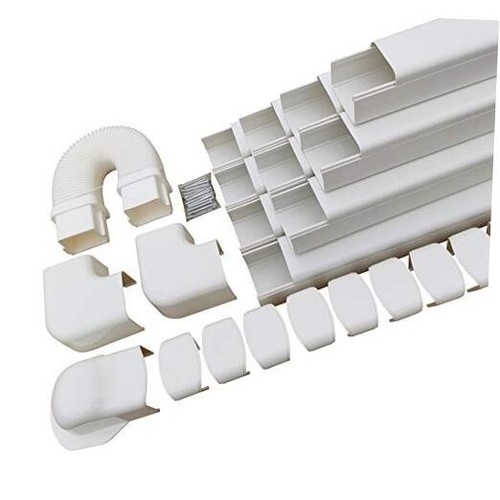 Mini Split Air Conditioner Line Cover | PVC Decorative Line Cover Kit 3 ...
