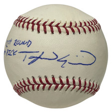 Taylor Guerrieri Signed Autographed ROMLB Baseball w/ 2011 1st Round 24 LSCM COA