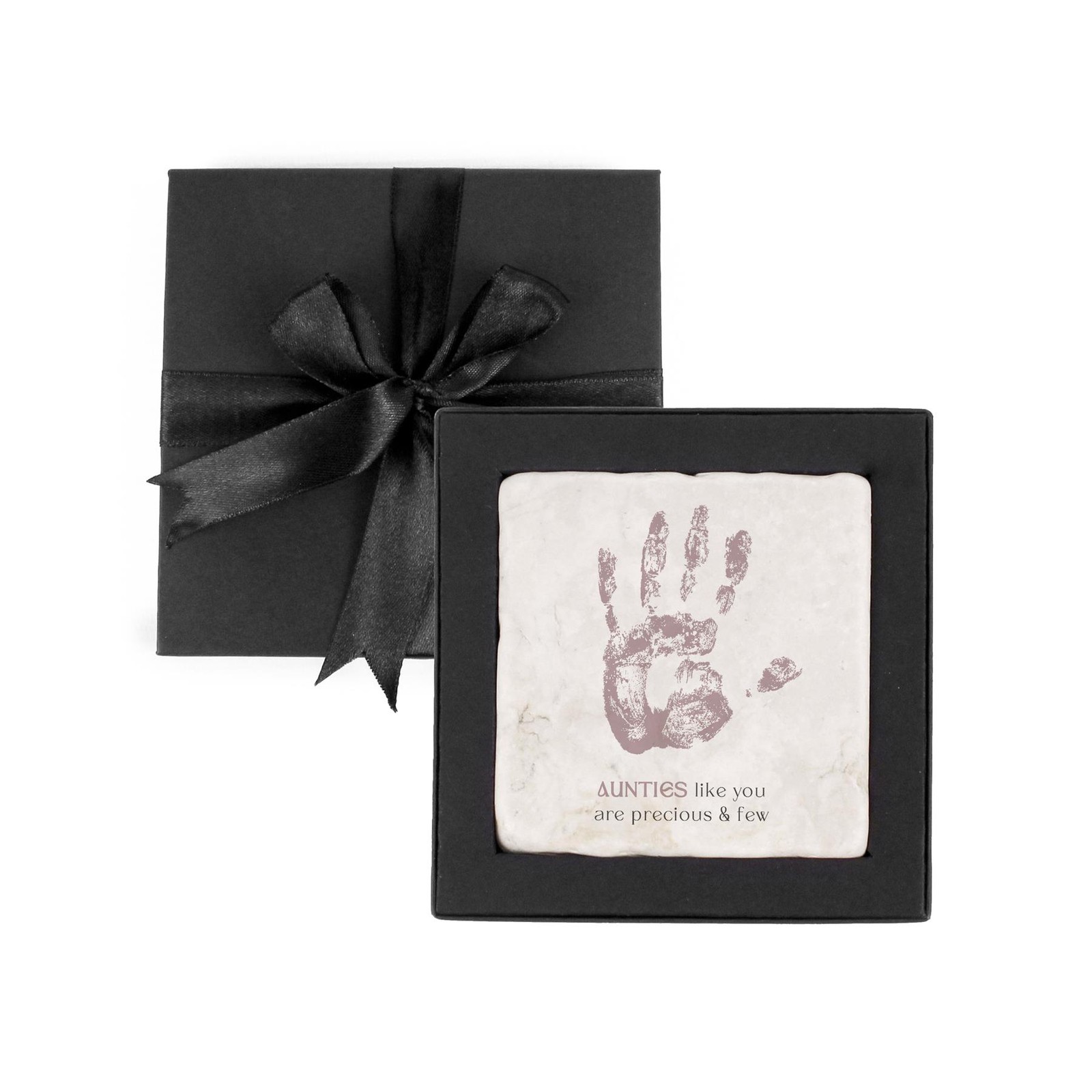 Aunties Like You Marble Coaster Gift Box - Pink Mothers Day Gifts for Her