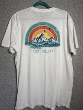 REEF Surf Company Outdoorz Land And Sea Logo Graphic Short Sleeve T-Shirt XL