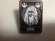Star Wars Black & White Tarot Blind Enamel Pin - LOYAL - Chewbacca