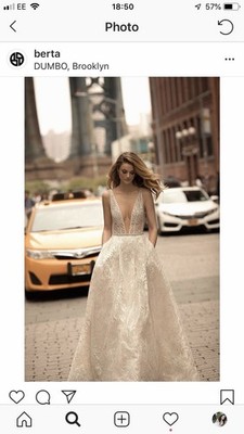 Berta wedding dress SS2018, RRP $10,000+$1000