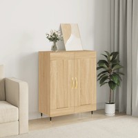 Sideboard Sonoma-Eiche 69,5 X 34 X 90 Cm Holzwerkstoff FüR Wohnzimmer