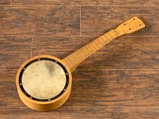 1940s Banjo Ukulele Ptaki Oko Klon F Hole Vintage Projekt Uke