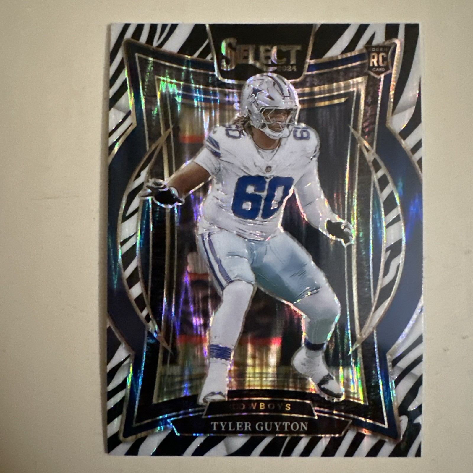 Tyler Guyton Panini Select #69 Zebra Shock