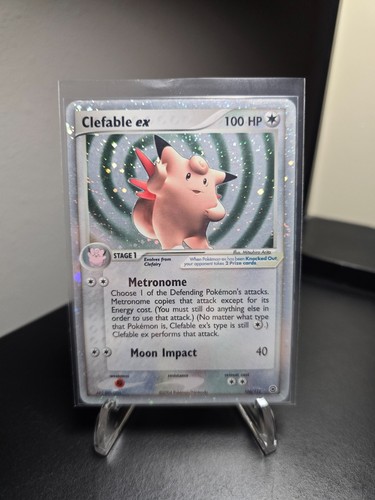 Clefable ex 106/112 Pokemon ex Firered & Leafgreen Holo Silver Border