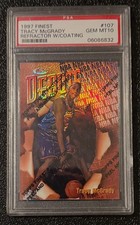 1997 Topps Finest Tracy McGrady Refractor w/Coating PSA 10 Gem Mint