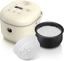 Bear Multifunctional 4 Cupsuncooked Rice Cooker with Steamer and 6 Rice Cooking