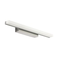 Led Wandleuchte Bad 4100 K 40,5 Cm Edelstahl Acryl In Chrom Weiß Spiegelleuchte