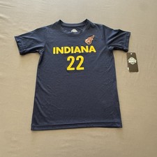 Caitlin Clark Indiana Fever #22 Youth S (6-7) Jersey T-Shirt WNBA NWT