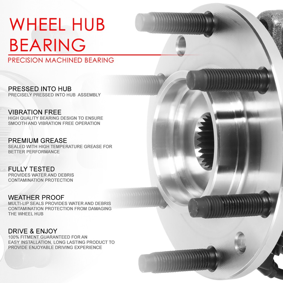 [OPEN-BOX]For 18-20 Ford F150 4WD Front Wheel Bearing&Hub Assembly w ...