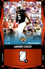 2025 Uno Elite Alternate Jersey Red - Andre Cisco Jacksonville Jaguars #025