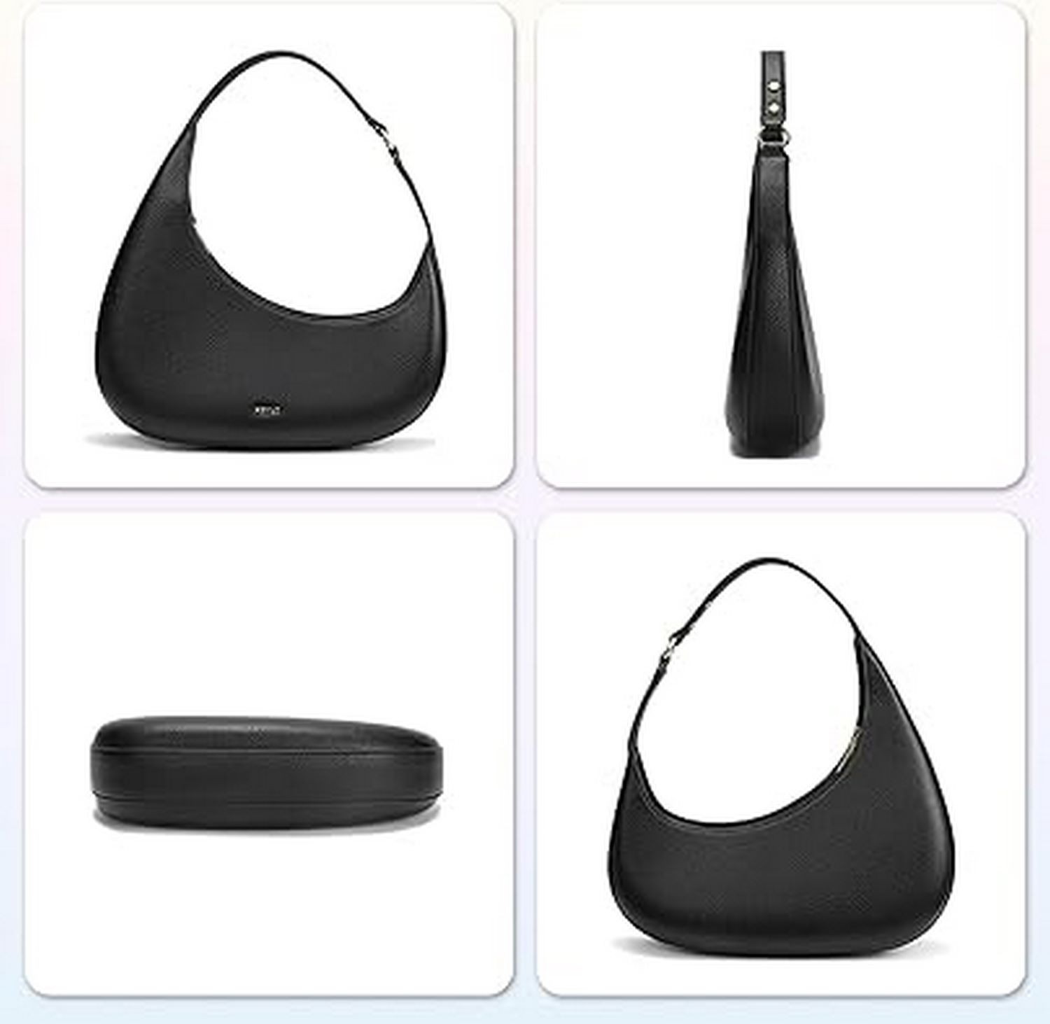 Shoulder Bag Polene Bags for Women Fashionable Casual Vegan Leather Zip