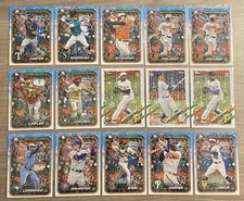 Sports Cards Mixed Lot Baseball Holiday Short Print Rookies Vets Lights Elf Hats