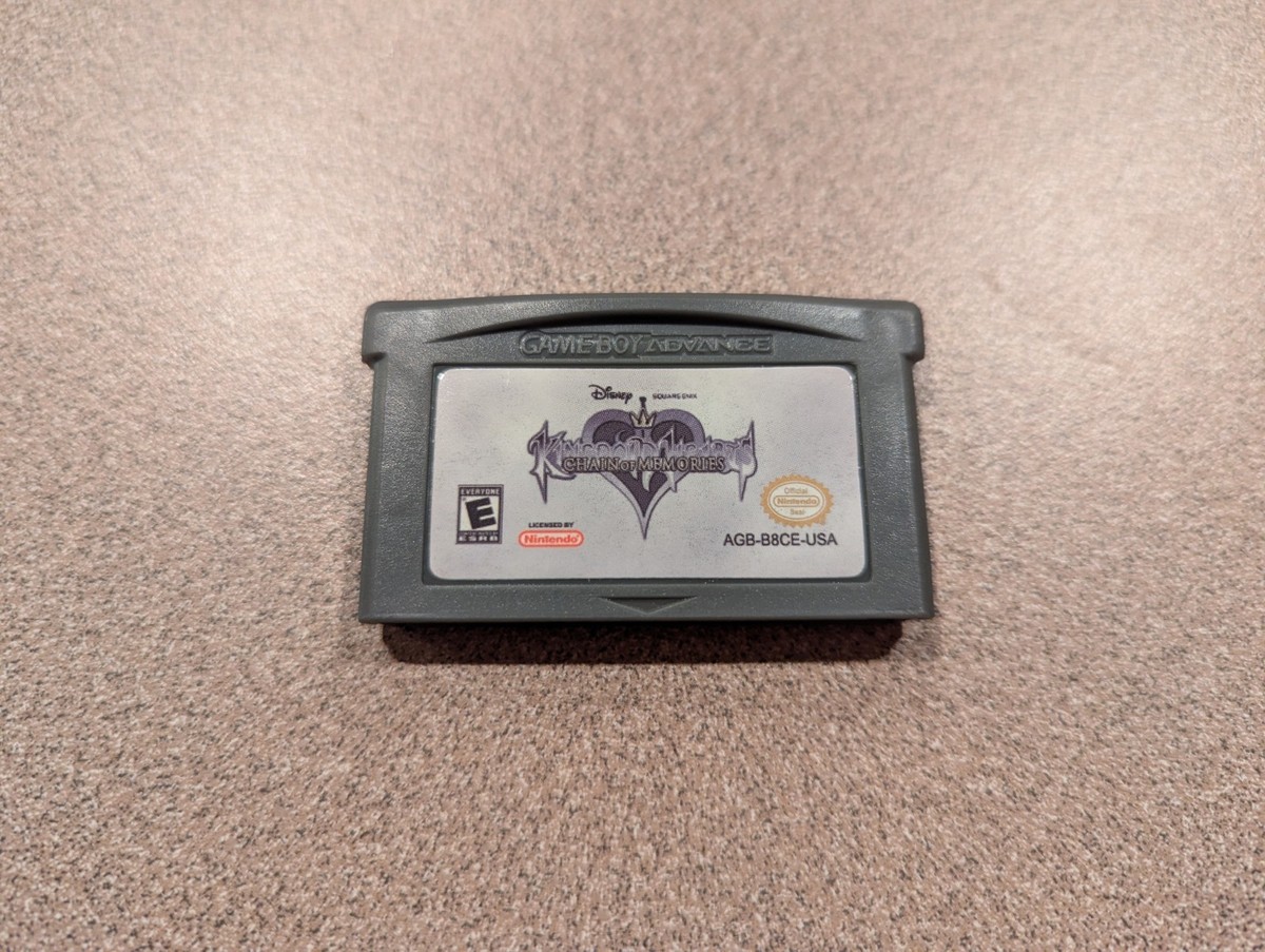 キングダムハーツ　チェインオブメモリーズ英語版　ゲームボーイ Kingdom Hearts: Chain of Memories -Game Boy Advance (2004) for