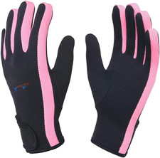 3Mm Neoprene Wetsuit Gloves - Thermal Anti-Slip Diving Swimming Gloves for Women