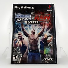 WWE SmackDown vs. Raw 2011 Sony PlayStation 2 2011 T-Teen Manual NTSC-U/C
